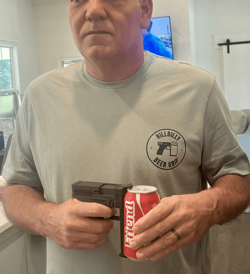 Hillbilly Beer Grip Graphic T-Shirt – Unisex Casual Tee